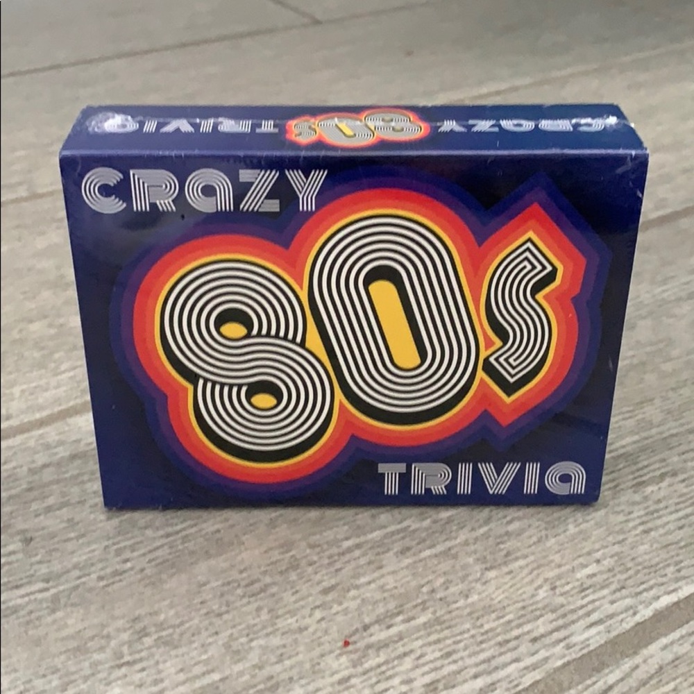 Brand New Crazy 80s Trivia 200+ question cards